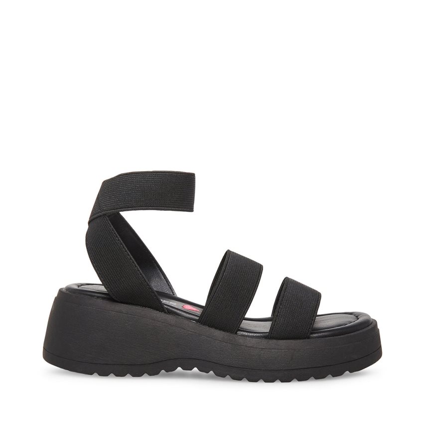 Sandalias de Plataforma Steve Madden Jsammie Niños Negras | ES IZ2698